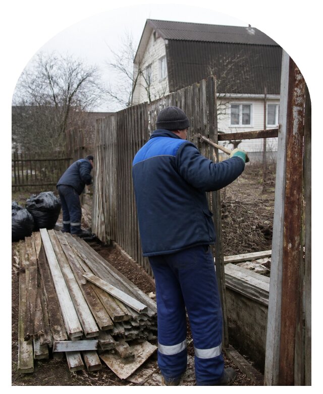 Демонтаж забора в Воскресенске по цене от 4652 р. | Метпроект-Вск